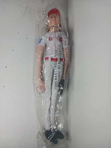Bronson Arroyo 15” Plush Action Figure Doll Idegy Cincinnati Reds New in Bag SGA Cover