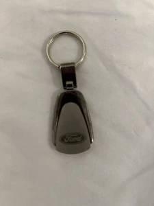 Genuine Ford Keyring - Polished Silver Tone Metal - Picture 1 of 1