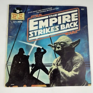 Star Wars Empire Strikes Back Book & Record Read Along Works Great - See Video - Picture 1 of 15