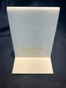 Medium Cartier Leather Stand/Display ~ Unsealed ~ Slightly Frayed - Picture 1 of 4