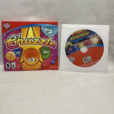 Lot of 2 Computer Games PopCap PC MAC CD ROM Zuma’s Revenge Chuzzle - Image 1 of 3