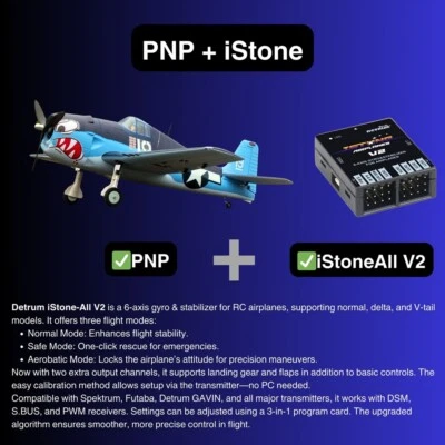 Dynam F6F Hellcat V2 4S RC Warbird Plane 1300mm w/ Flaps - Image 1 of 4