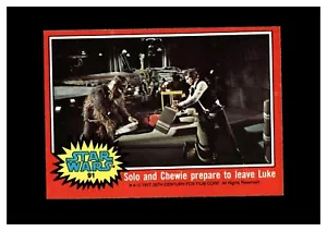 1977 Topps Star Wars #91 Solo and Chewie prepare to leave Luke - Picture 1 of 2