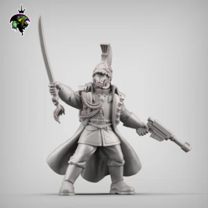 Imperial Guard: Commander | Reptilian Overlords | 28mm - Picture 1 of 3