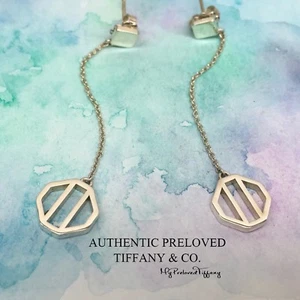 Ausgezeichnete authentische Tiffany & Co Paloma Picasso Zellige baumelnde Ohrhänger - Bild 1 von 5