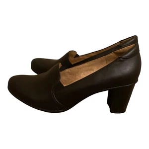 Naturalizer Damen Leder Pumps Komfort Schwarz Absatz Socke Innensohle - Bild 1 von 21