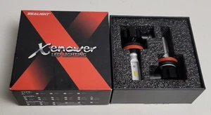 NIB Xenower SEALIGHT® XF1 H11/H8/H16 LED Cool White Light Bulbs 3000K set of 2 - Picture 1 of 3