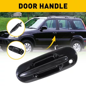For 1997-2001 Honda CRV Exterior Door Handle Left Front Driver Side Black - Picture 1 of 12