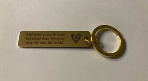 NEU Gravur Gold Schlüsselanhänger für Doula, Hebamme, Geschenk für Doula, Geschenk für Hebamme - Bild 1 von 4