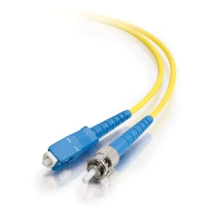 3m SC-ST Simplex 9/125 OS2 Singlemode Fiber Optic Patch Cable OFNR Yellow 10FT - Picture 1 of 1