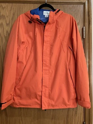 Chaqueta de Lluvia Club Monaco con Capucha, Naranja, Talla S/P, Unisex, Poliéster Foto 1 de 4