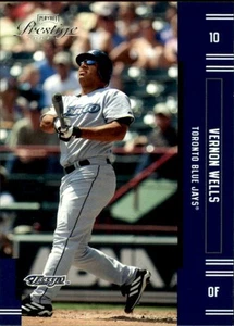 2005 Playoff Prestige #10 Vernon Wells Toronto Blue Jays - Picture 1 of 2