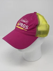 Lowes 4 Pros Mütze Cap Snapback verstellbar pink und gelb - Bild 1 von 7