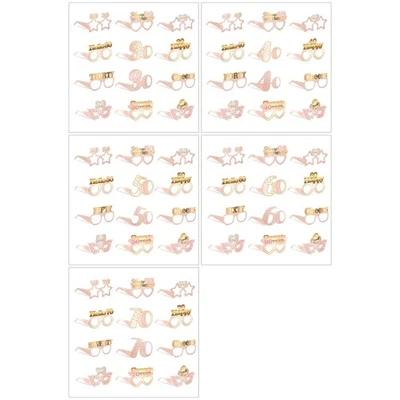 12Pcs Decorative Birthday Glasses Assorted Themes Photo Props Paper Party - Image 1 of 4