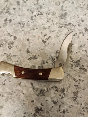 Vintage Buck 505 Knife Script Lockblade Pocket Knife Knight NiCE-USA -UNUSED - Image 1 of 4