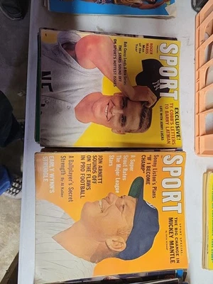 Vintage Sport Magazines Mickey Mantle Roger Maris - Image 1 of 4