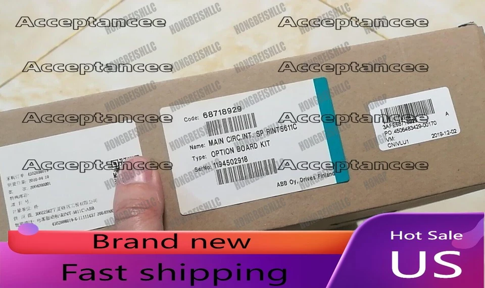 RINT-5611C ABB RINT5611C 68718929 OPTION BOARD KIT US Free TAX - Image 1 of 1