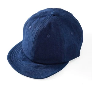 Unisex Indigo Teñido Gorra de Béisbol Ajustable Ala Corta Gorra INDIGO SOMBRERO Senderismo - Imagen 1 de 7