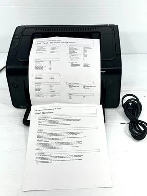 HP LaserJet P1102w Monochrome Laser Printer, Pg:08 only good Toner, Video Tested - Image 1 of 4