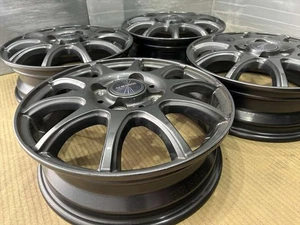 WEDS VELVA 13x4J +45 Gunmetal Alloy Wheel 4x100 4H JDM Kei Car - Picture 1 of 9