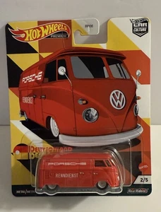 Hot Wheels Premium Deutschland Design VW Volkswagen T1 Panel Bus Porsche - Picture 1 of 7
