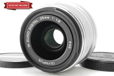 [Top COMO NUEVO] Olympus M.ZUIKO DIGITAL 25mm F1.8 Silver Lens Micro Four... - Imagen 1 de 4