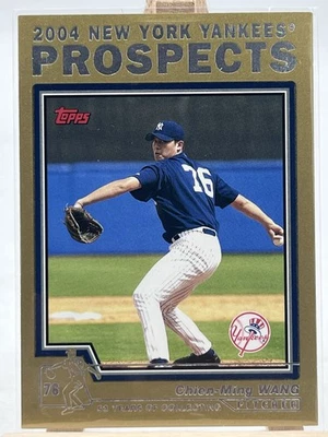 2004 Topps Traded and Rookies - Chien-Ming Wang #T95 Gold /2004 - Image 1 of 3