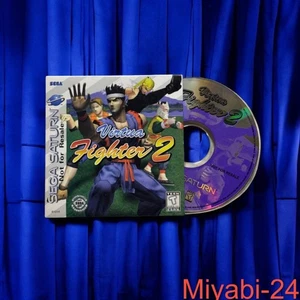 Seltene Virtua Fighter 2 Sega Saturn North American Sample unbenutzt mit Beschädigungen - Bild 1 von 7