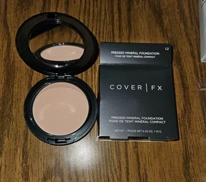 Cover FX Pressed Mineral Foundation In L2 BNIB 0.35oz - Picture 1 of 8