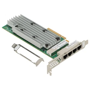 Adaptateur Ethernet PCIe Base-T 10 Go 4 ports Lenovo ThinkSystem QL41134 - 01KR584 - Photo 1/7