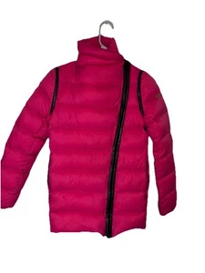 Authentic MACKAGE Girls 2-in-1 Lightweight Down Jacket/Vest Front Leather SZ 12 - Picture 1 of 24