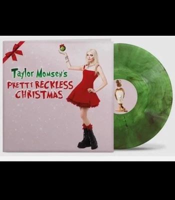 The Pretty Reckless Christmas Green Vinyl SIGNED Taylor Momsen Grinch /500 - Image 1 of 2