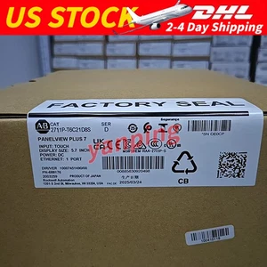 New AB 2711P-T6C21D8S Allen-Bradley HMI PanelView Plus 7 Graphic Terminal - Picture 1 of 6