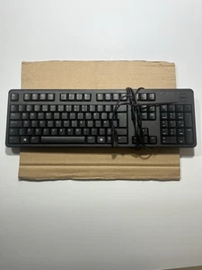Dell Black Wired USB Keyboard - Picture 1 of 4
