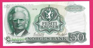 NORWAY 50 Kroner 1979 P37d UNC (-) (TK 18 620) - Picture 1 of 2
