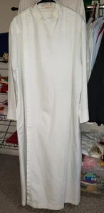 PRIESTER KLERUS SERVER FRONT WRAP ALB BEAU VESTE 59-60" LANG GRÖSSE LARGE - Bild 1 von 7