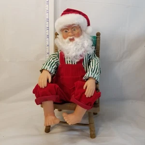 Santa Claus Christmas Soaking His Feet North Pole Talking Original Box - Picture 1 of 8