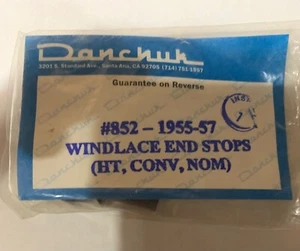 1955 1956 1957 Chevy Windlace End Stops 2 Dr Hardtop Convertible Nomad Danchuk - Picture 1 of 2