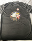 Land Of The Free Home Of The Brave T-Shirt Size L Eagle & Flag