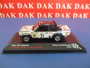 Die cast 1/43 Modellino Auto Fiat 131 Abarth Rally Monte Carlo 1979 S. Servia - Foto 1 di 6