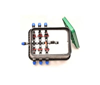 DVS BEREGNUNG 6er-Ventilbox Hunter PGV, 25 mm (3/4") Plug&Rain Eco