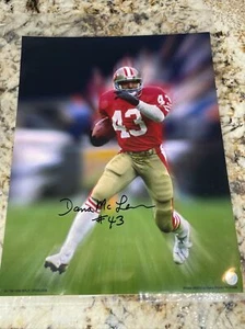 Dana McLemore Autographed San Francisco 49ers 8X10 Signed Photo Auto - Picture 1 of 3
