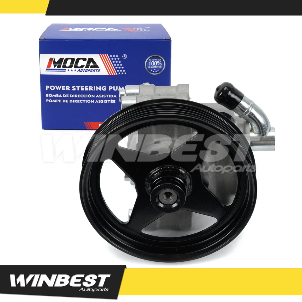 Fit Ford Expedition F-150 Lobo Lincoln Navigator 4.6L 5.4L Power Steering Pump  - Image 1 of 4