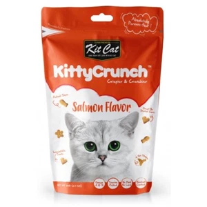 Kit Cat - Kitty Crunch Salmon Flavor Cat Treats 60gm - Crispier & Crunchier - Picture 1 of 1