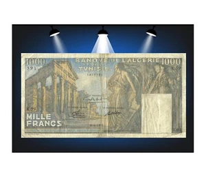 1000 Francs TUNISIE 1950 P.29, TB /TTB - Picture 1 of 2