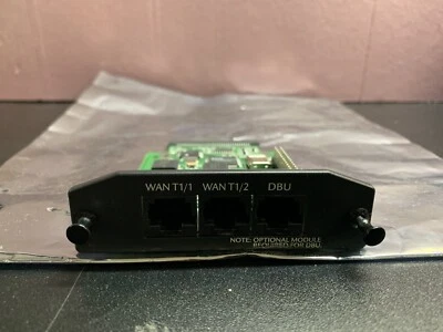 Adtran Netvanta Black Dual T1/FT1 1200872L1 WAN T1/T2 Network Interface Module - Image 1 of 3