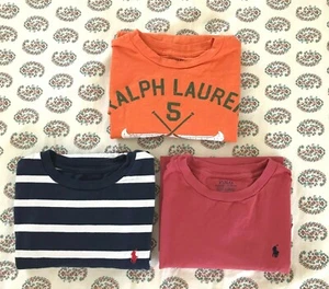 Polo Ralph Lauren Youth Big Boy's Cotton T- Shirt Sets ~ Sz L (14 - 16 ) worn 2x - Picture 1 of 11