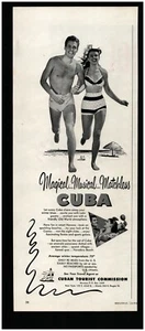 1951 CUBA Tourist Commission Magical...Musical...Matchless Original Print Ad ~ - Picture 1 of 1