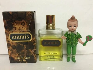 Mens Original Vintage Glass Bottle ARAMIS Aftershave Splash 4 oz Used Box - Bild 1 von 6