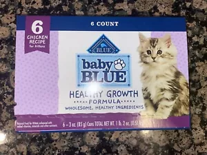 Blue Buffalo Wilderness High Protein Grain Free,Natural Kitten Pate Wet Cat Food - Picture 1 of 2